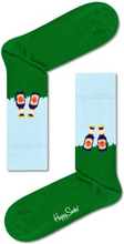 Happy socks Strømper Picnic Time Sock Blå/Grøn bomuld Str 41/46