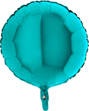 Folieballong Rund Tiffany Blå