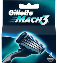 Gillette Mach3, lot de 4 lames de rasoir Gillette