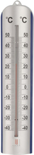 Trendoz thermometer voor de huiskamer binnen 27 x 6 cm van kunststof