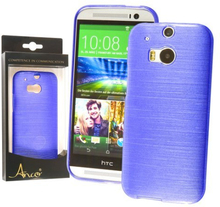 Anco TPU Metallic Case - HTC One M8 - blau