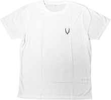 UNIQUE VIBES Transition Organic Tee Rundhals-Shirt mit Print T-Shirt aus reiner Baumwolle Weiß