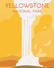 Malen nach Zahlen - Travel - Yellowstone, ohne Rahmen