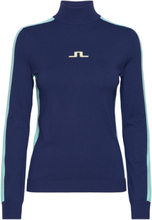 Adia Knitted Sweater Tops Sweatshirts & Hoodies Fleeces & Midlayers Blue J. Lindeberg