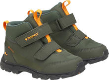 Viking Footwear Viking Footwear Kids' As​k​ Mi​d​ F Gore-Tex Huntinggreen/Orange Friluftsstøvler 34