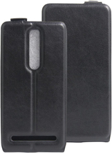 Asus Zenfone 2 Case - Slim FlipCase - PU-Leder - schwarz