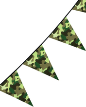 6 meter Kamouflage Banner - Army Party