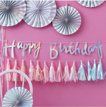 Happy Birthday Banner 1,5 Meter - Shimmer and Shine