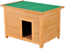 Cuccia per cani impermeabile da esterno in legno di abete, 85x58x58cm