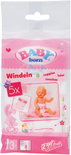 Baby Born Nappies 5 Pack Toys Dolls & Accessories Doll Clothes White BABY Born