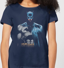 Batman Close Up Damen T-Shirt - Navy Blau Blau - S