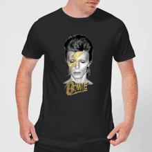 David Bowie Aladdin Sane On Black Men's T-Shirt - Black - S