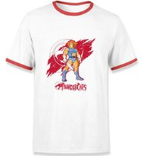 Thundercats Lion-O Red Ringer T-Shirt - White/Red - S - White/Red