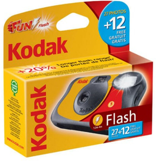 Kodak Fun Saver Engångskamera 27+12 exp med blixt - SLUTSÅLD