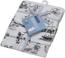 Moomin Archipelago Eco, Flannel Blankets, 3-Pack Baby & Maternity Baby Sleep Muslins Muslin Blankets Hvit Rätt Start*Betinget Tilbud