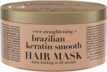 Brazilian Keratin Smooth Hair Mask Hårkur Nude Ogx