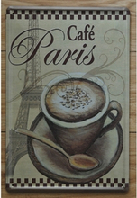 Emaljeskilt Café Paris