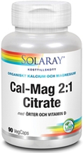 Soloray Cal-Mag 2:1 med D-vitamin 90 kapslar