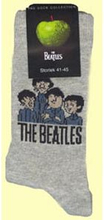 The Beatles: Ladies Ankle Socks/Cartoon Group (UK Size 4 - 7)