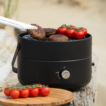 Mestic Barbecue Portatile a Gas Mini Chef MB-100 2500 W Nero