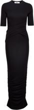 Christie - Wrap Jersey Maxiklänning Festklänning Black Day Birger Et Mikkelsen