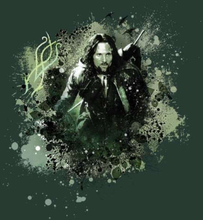 The Lord Of The Rings Aragorn Colour Splash Sweatshirt - Forest Green - XXL