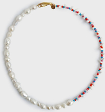 Blue Billie - Halsbånd - Coral - Mixed Pearl Necklace - Smykker