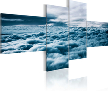 Canvas Tavla - Head in the clouds - 100x45