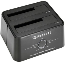 Prokord Prokord Docking Station And Hd Cloner Usb-c For 2x Sata