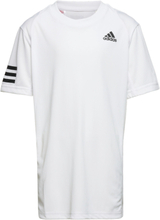 Boys Club 3-Stripe T-Shirt T-shirts Sports Tops Hvit Adidas Performance*Betinget Tilbud
