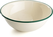 GSI Outdoors Deluxe Enamalware Bowl Cream Cream Serveringsutstyr OneSize