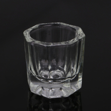 Nagel Kunst Acryl Liquid Powder Dappen Dish Glas Crystal Cup Glaswaren Tool