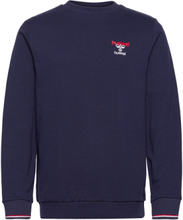 Hmlic Dayton Sweatshirt Sweat-shirt Genser Marineblå Hummel*Betinget Tilbud