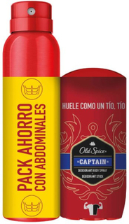 Old Spice Deodorant Captain Stick 50ml And Deodorant Captain Spray 150ml