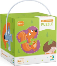 Dodo Puzzle 2-3-4 Forest animals