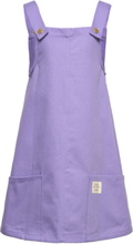 Sgelke Twill Dress Dresses & Skirts Dresses Dungaree Dress Purple Soft Gallery