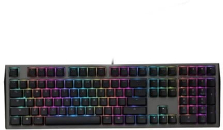 Shine 7 Gun Metal RGB PBT Tastatur [MX Blue]