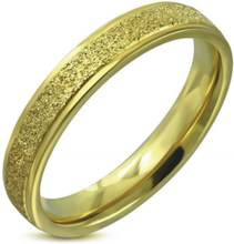 Gold Dust - Gudfärgad Ring i Kirurgisk Stål