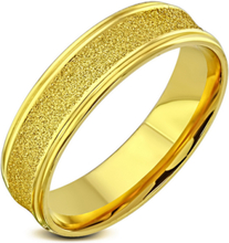 Gold Dust - Guldfärgad Ring i Kirurgisk Stål