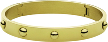 Dott Ii Shiny Gold Accessories Jewellery Bracelets Bangles Gull Dyrberg/Kern*Betinget Tilbud