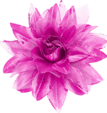 Hårspänne med Elegant Rosa Blomma och Glitter