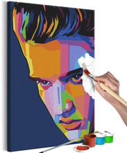 Malen nach Zahlen - Colourful Elvis