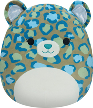 Squishmallows 30 Cm P16 Enos Leopard Toys Soft Toys Stuffed Animals Multi/patterned Squishmallows