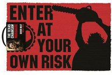 Texas Chainsaw Massacre: Enter At Your Own Risk Door Mat