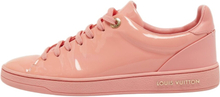 Louis Vuitton Pink Patent Leather Frontrow Sneakers