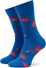 Ankelstrumpor unisex Funny Socks Flamingos SM1/02 Blå