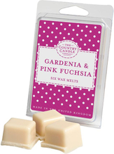 Zestaw 6 kawałków wosku zapachowego Polka Dot Gardenia and Pink Fuchsia