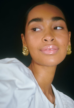 Gina Tricot - Crinkled gold spiral earrings - Korvakoru - Gold - ONESIZE - Female