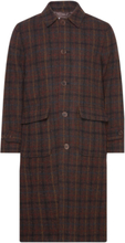 Maximilian Harris Tweed Wool Coat Uldfrakke Frakke Brown Les Deux