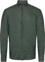 Regular Fit Mens Shirt Shirts Linen Shirts Kakigrønn Bosweel Shirts Est. 1937*Betinget Tilbud